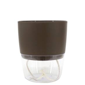 Cachepot Acqua Autoirrigável 15 Cm Cor 34 - Taupe