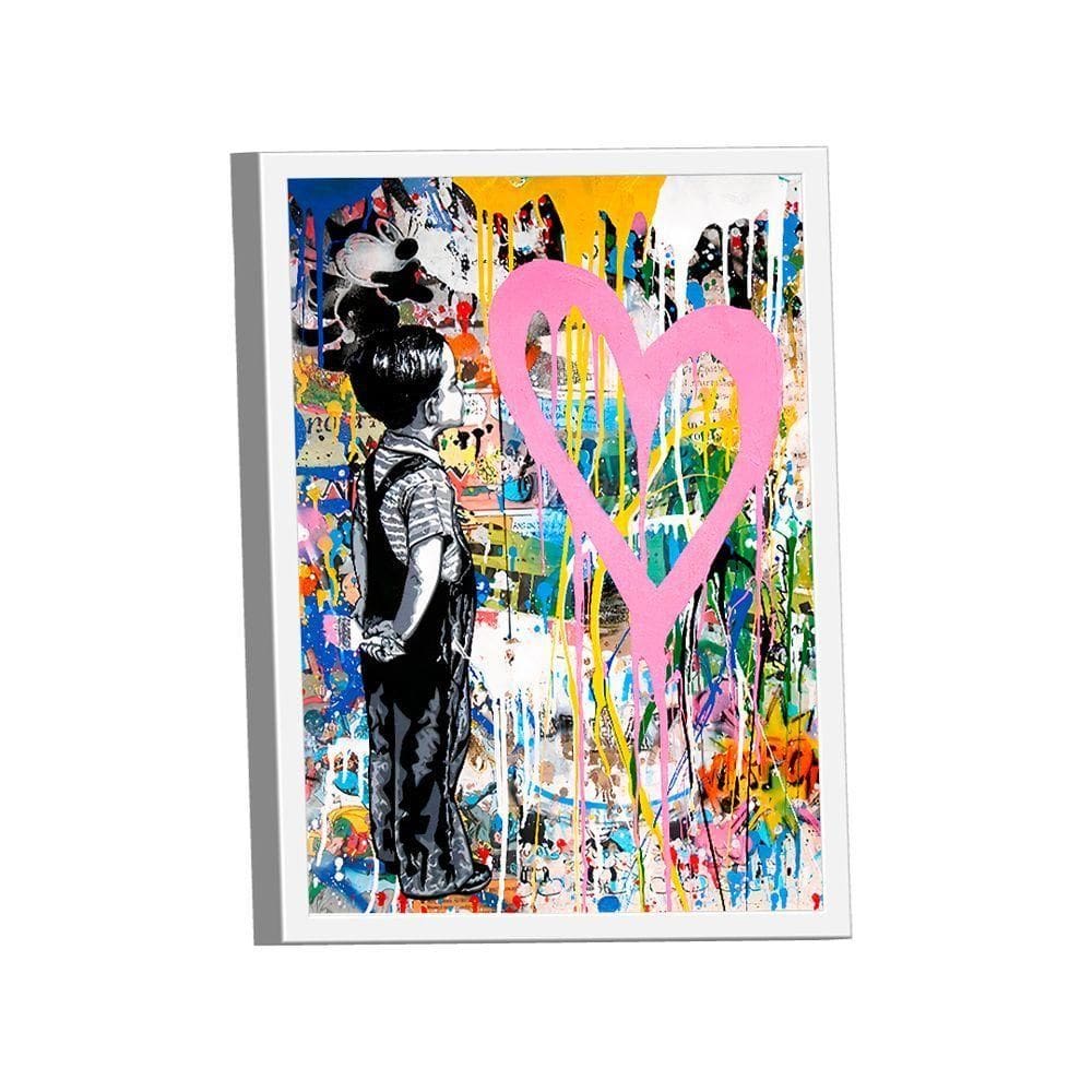 Quadro Amor E Paz -- Br Artes