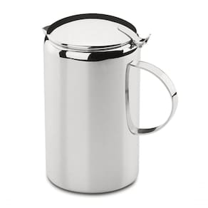 Jarra De Suco Inox 1,8 Litros Com Tampa água Bebidas Servir Mesa Posta Chá Café Bar Garrafa
