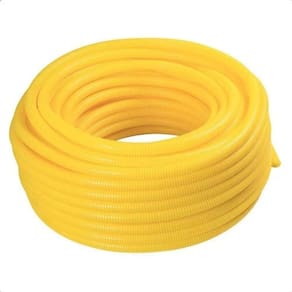 Conduite Corrugado Amarelo De 3-4 25mm Rolo Com 50 Metros