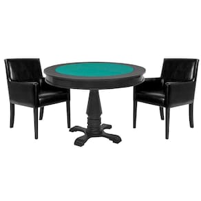 Mesa de Jogos Tampo Reversível com 2 Cadeiras