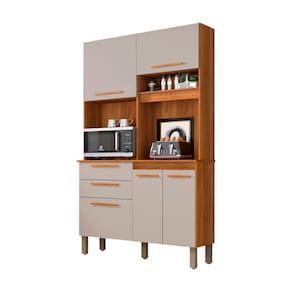 Armário De Cozinha 5 Portas 2 Gavetas Dubai Sallêto Móveis