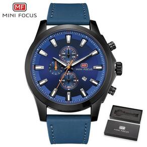 Relógio Masculino Mini Focus Mf0082g à Prova D`água Azul
