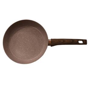 Frigideira Pó De Mármore Antiaderente 26cm Marrom Cazaro