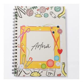 Caderno Universitário 100fls Artesã Profissões Cor Artesã
