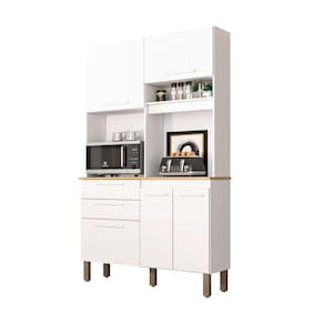 Armário De Cozinha 5 Portas 2 Gavetas Dubai Sallêto Móveis