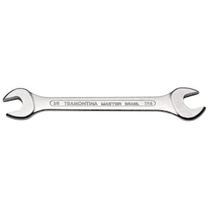 Chave Fixa 3/8x7/16" Tramontina Com Corpo Em Aço Especial Cromado Tramontina