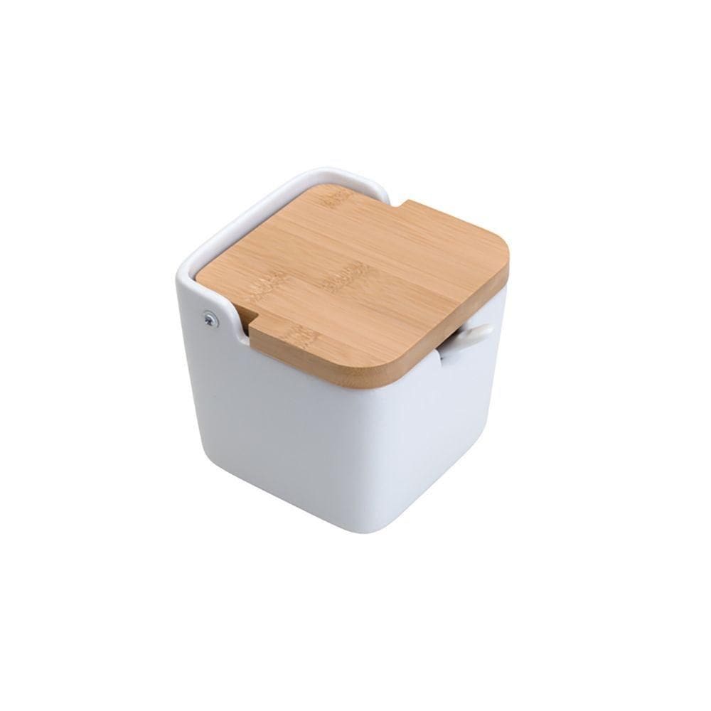 Saleiro Em Cerâmica Bianco 400ml Lyor