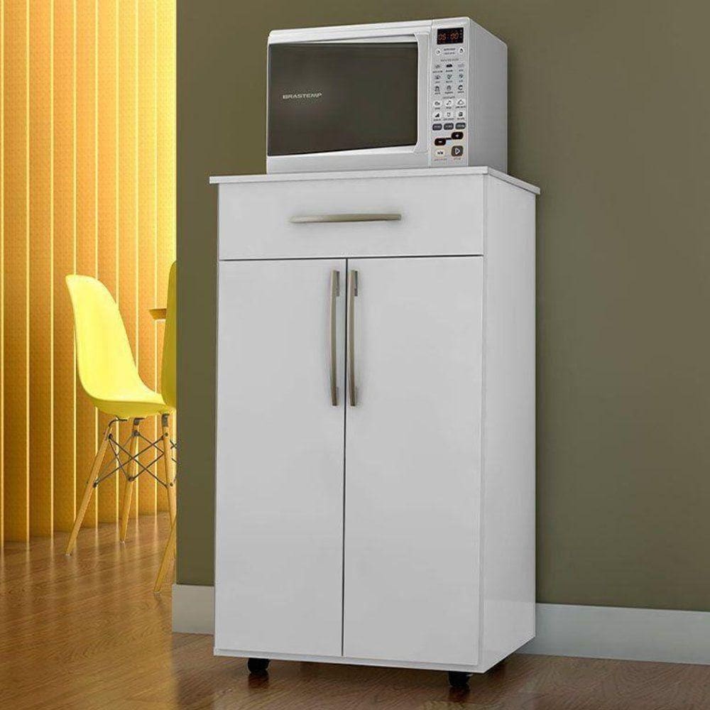 Bancada Micro-ondas Alexios Branco