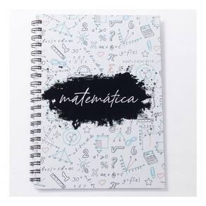 Caderno Universitário 100fls Matemática Profissões Cor Matemática