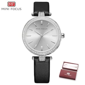 Relógio Feminino Mini Focus Mf0039l à Prova D`água Preto