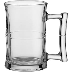 Caneca Cerveja 13X12X8Cm 440Ml Vidro Transp