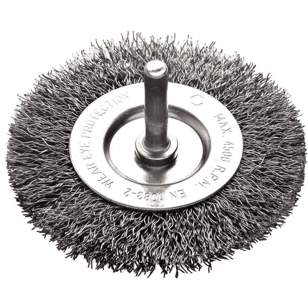 Escova Circular Arame Ondulado Com Haste 2x1/4`` Tramontina Pro Tramontina