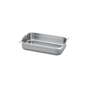 Cuba Gastronômica 1/1 Em Aço Inox Com Alças Móveis Profundidade 100 Mm - Aço 304