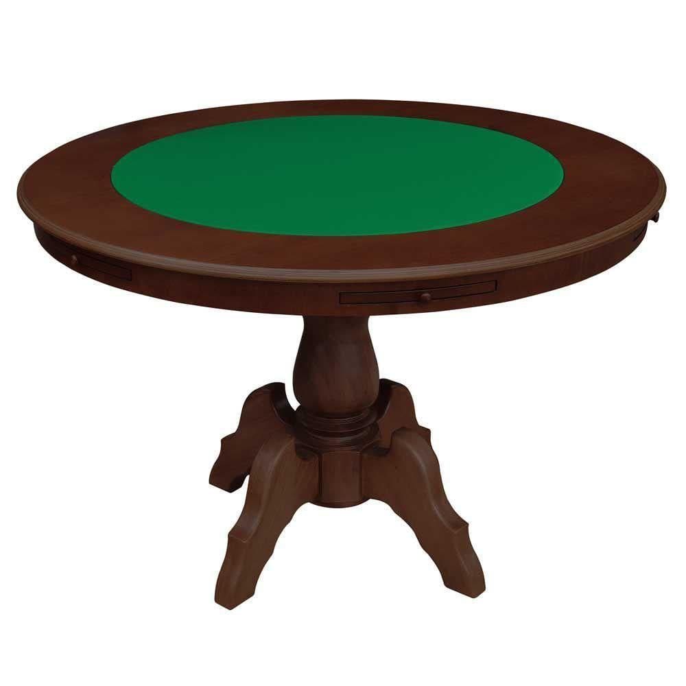 Mesa de Jogos 6 Lugares Gavetas e Porta Copos