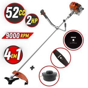 Roçadeira Tekna Rl520acn-tk Faca 2 Pontas + Disco 80 Dentes