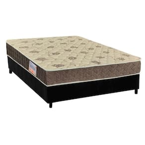 Cama Box Casal: Colchão Espuma D33 Orthoflex -ep Matera + Base Crc Suede Black(138x188)