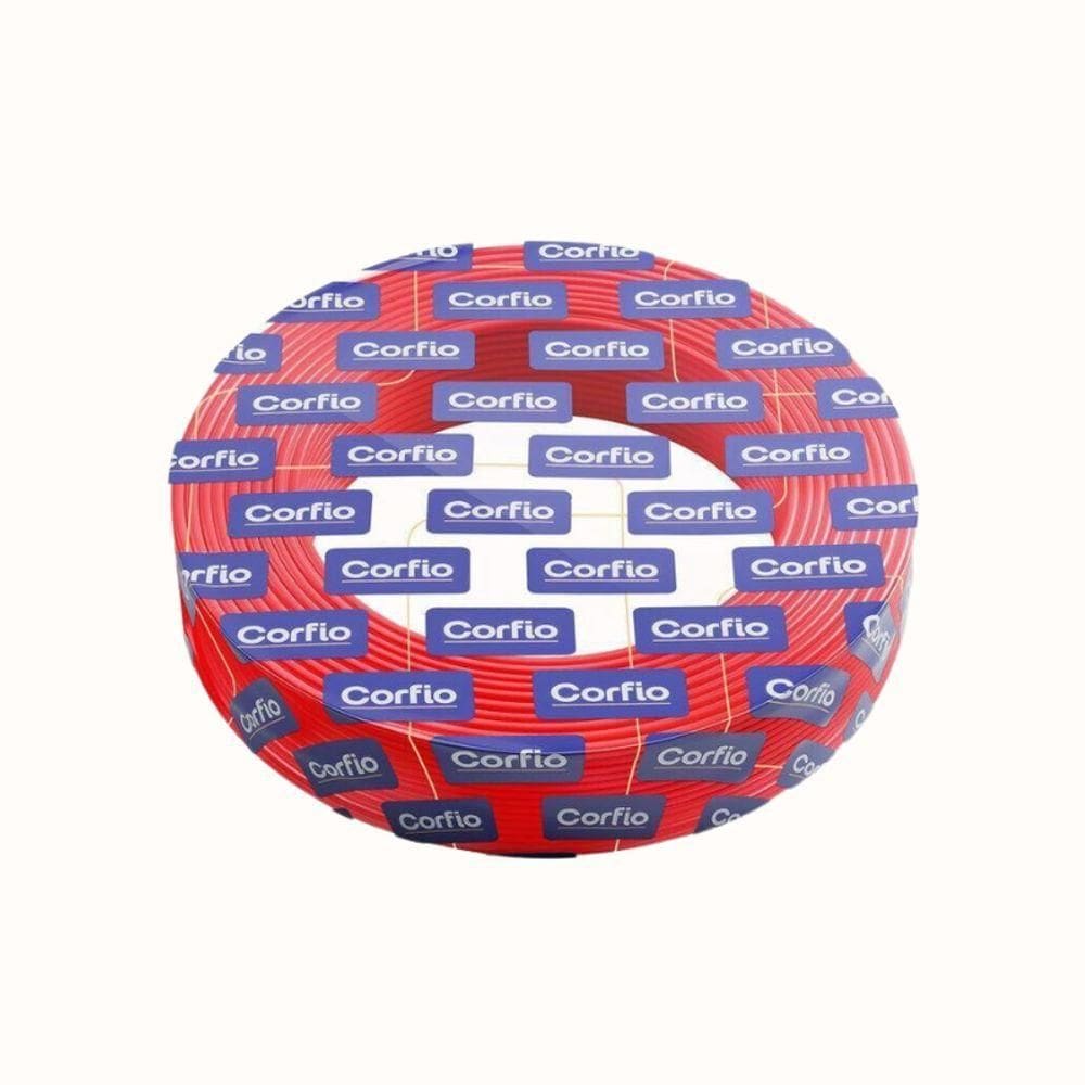 Rolo Com 100m De Cabo De Cobre 750v 1,5mm² Vermelho - Corfio