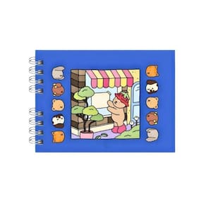 Livro De Colorir Azul Bobbie Goods Capa Dura 48 Desenhos