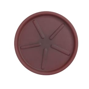 Prato De Vaso Redondo 32 X 3 Cm Cor 32 - Antique Vermelho