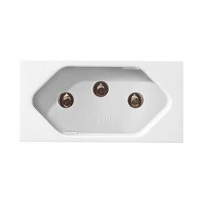 Modulo Tomada 2p+t 20a Branco Soprano Soprano