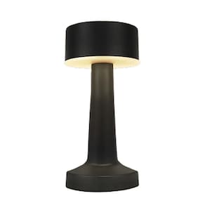 Luminaria Led De Mesa Jimp Touch Recarregavel Usb Preto Taschibra