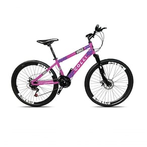 Bicicleta Colli Mônaco Aro 26 Disco 21 V Rapid Fire Cor Vermelho Tamanho Do Quadro 13,5 Lilás