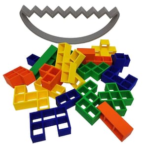 Jogo De Equilíbrio Tetris 3d Balanço Torre Brinquedo Educativo