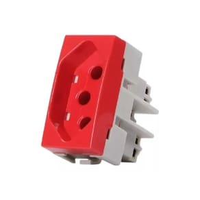 Modulo Tomada 2p + T 20a Vermelho 250v Sleek Margirius 15918