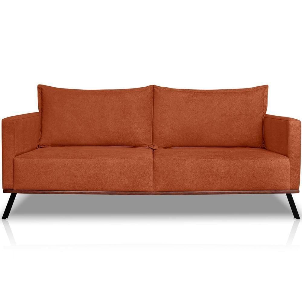 Sofa Aya 3 Lugares Para Sala De Estar 220cm Boucle 3303 Ezz 3303