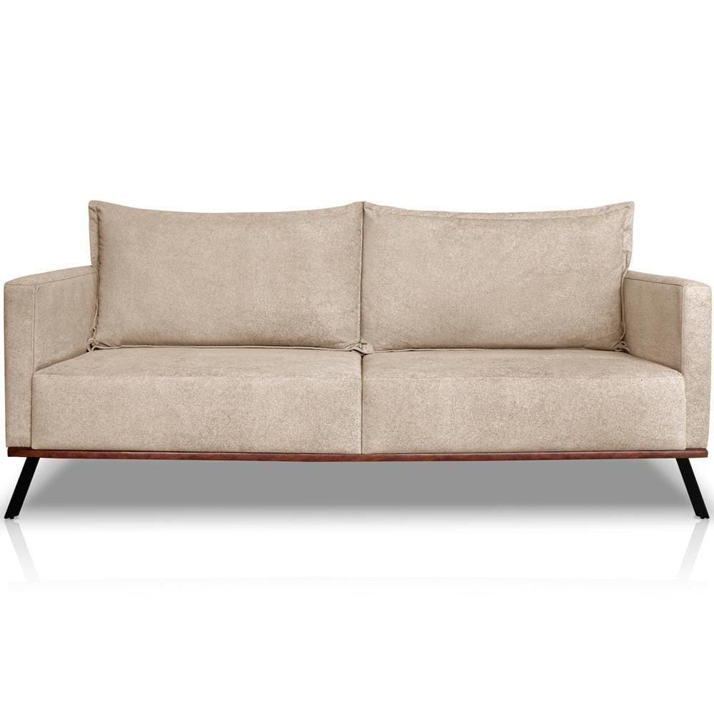 Sofa Aya 3 Lugares Para Sala De Estar 220cm Boucle 3301 Ezz 3301