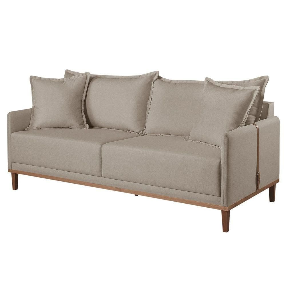 Sofá Argus 2m Linho Cor Linho Bege