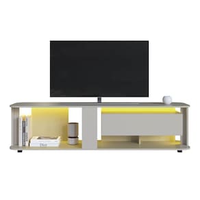 Rack Moderno Com Led 01 Gaveta 180cm Arenas Proddy Arenas