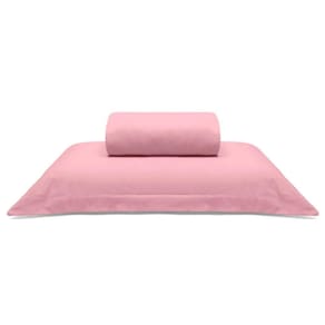 Jogo De Cama Buettner Solteiro King Malha Liso 2 Peças Image Rose