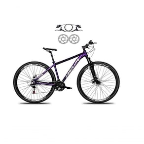 Bicicleta Aro 29 Absolute Nero 5 Alumínio 21v Freio A Disco Hidráulico Garfo Suspensão - Roxo Tam.17