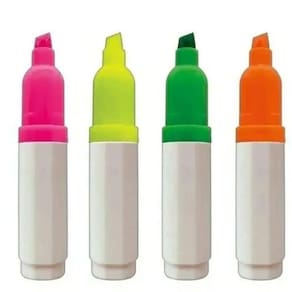 Kit Marca Texto Mini Lunix Tilibra - C- 4 Unidades
