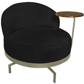 Poltrona Giratoria Glamour 704 Organica Linho Boucle 3304 Ezz 3304