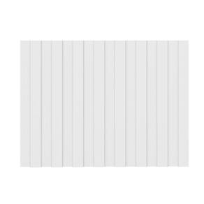 Multiuso De Cozinha Painel De Edição P- Fechamento Ripado Bella 2619 59x80x3,0cm Branco - Carraro