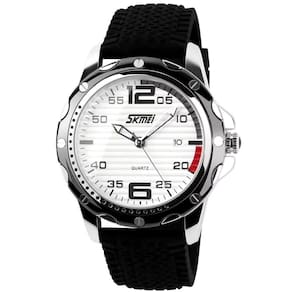 Relógio Esportivo Com Pulseira De Silicone À Prova Da Água 3atm Branco