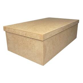Caixa Para 2 Garrafas De Vinhos (35x20x11) Mdf Cru