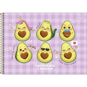 Caderno De Desenho Abacute Tilibra - 80 Folhas Roxo