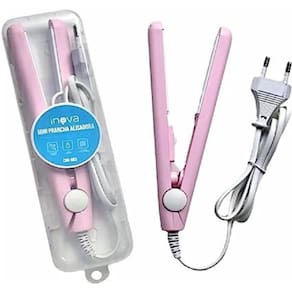 Mini Prancha Portátil - Chapinha Ideal Para Viagens