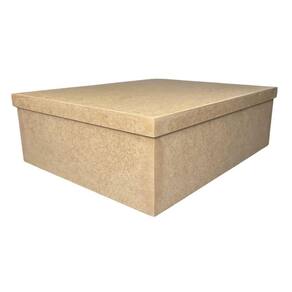 Caixa Para 3 Garrafa De Vinhos (35x28x11) Mdf Cru