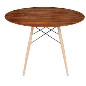 Mesa De Jantar Redonda Eames Eiffel 90 Cm - Pau Ferro