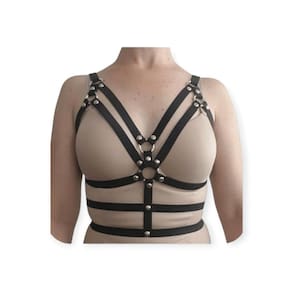 Harness Feminino Em Elástico Sif Coleção Fetiche Lovetoys Preto, único