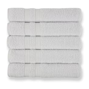5 Toalhas De Banho Para Hoteis Super Grossa Felpuda E Macias 100% Algodão Beka Luxo Branco