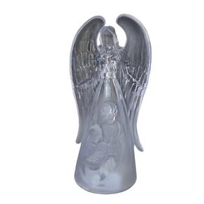 Anjo Da Guarda Luminoso Acrílico Sagrada Família 21cm