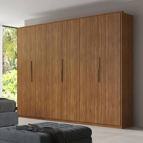 Guarda Roupa Casal 6 Portas E 6 Gavetas Atrice Amêndola Touch Amêndola Touch