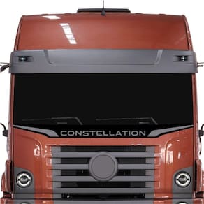 Adesivo Faixa Frontal Parabrisa Grade Constellation Grafite Preto