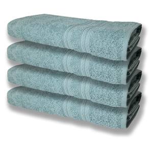 4 Toalhas Super Felpudas Grande E Grossa Algodão 80x150 Itália Soft Beka Verde Verde